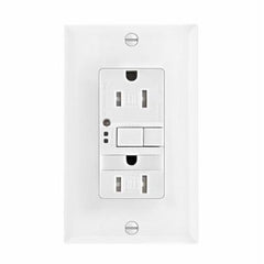 EATON TRSGFNL15W Eaton Wiring Devices Duplex Self-Test Tamper-Resistant GFCI Receptacle 125 VAC 15 A