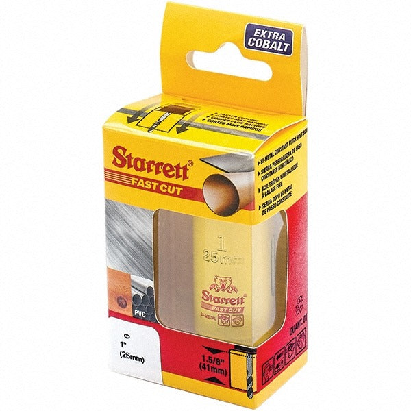 STARRETT Starrett 00486 Hole Saw 1 in Hss Toothed Edge