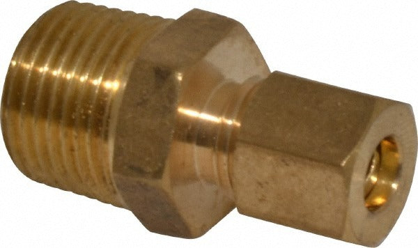 CERROBRASS Cerrobrass 68A-4C Compression Tube Connector 1/4 Od X 3/8 Npt