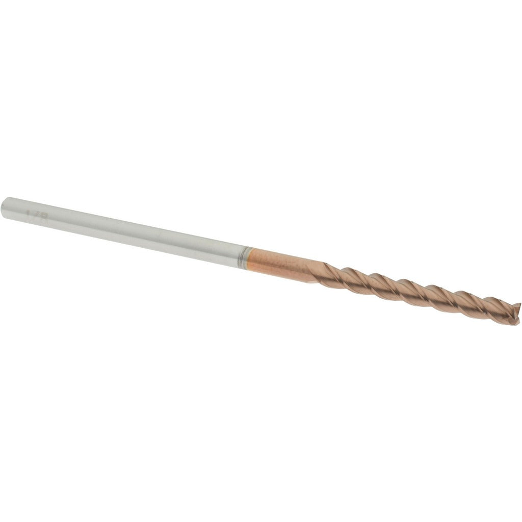 ACCUPRO Accupro 12182236 Square End Mill 1/8 in 3 Flute Carbide Ticn