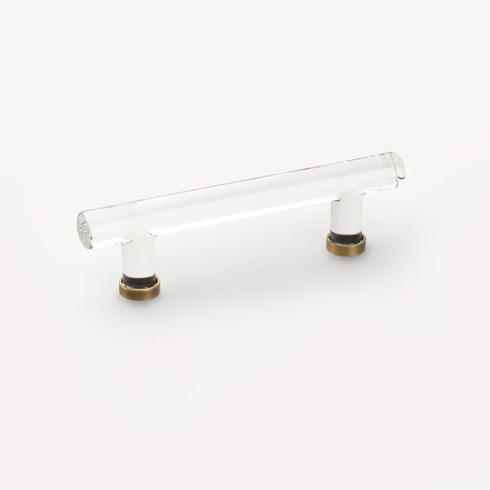 EMTEK Emtek 86724US7 Bar Glass Cabinet Pull French Antique Brass