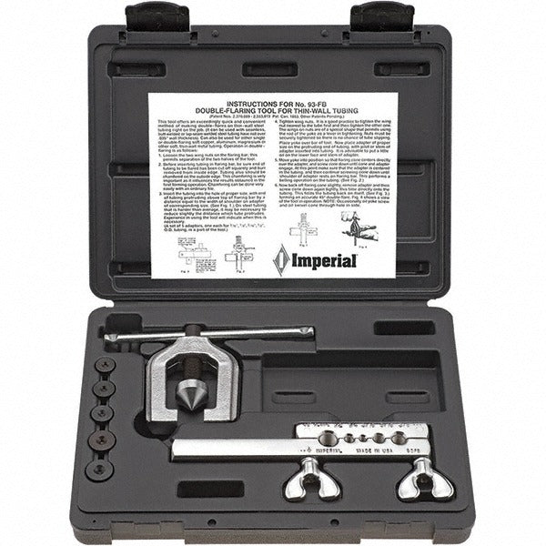IMPERIAL Imperial 93-FB Double Flaring Tool Kit 5 Adapters