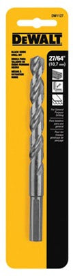 DEWALT Dewalt Accessories DW1127 Black Oxide Drill Bit 27/64 in 2pk