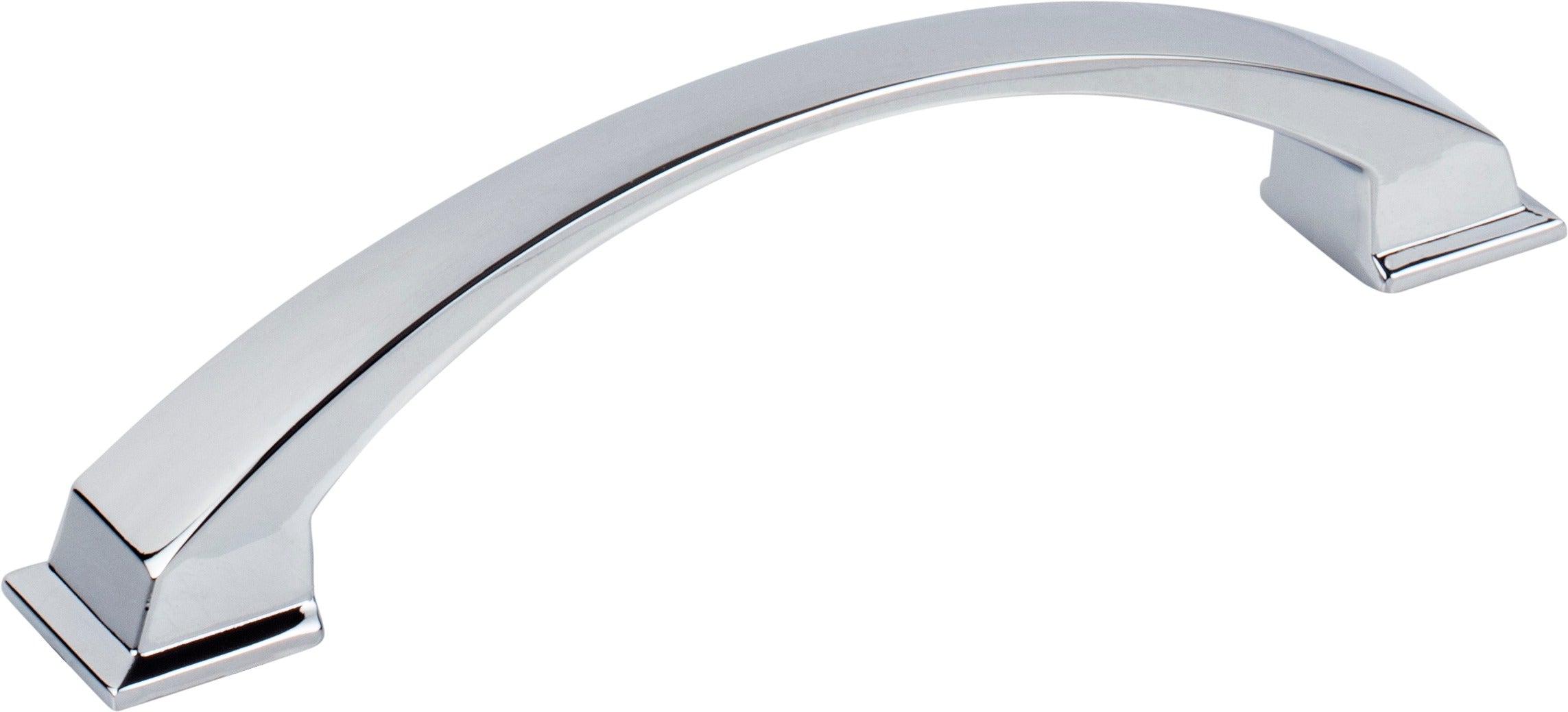 JEFFREY ALEXANDER Jeffrey Alexander 944-128PC Arched Cabinet Pull Polished Chrome