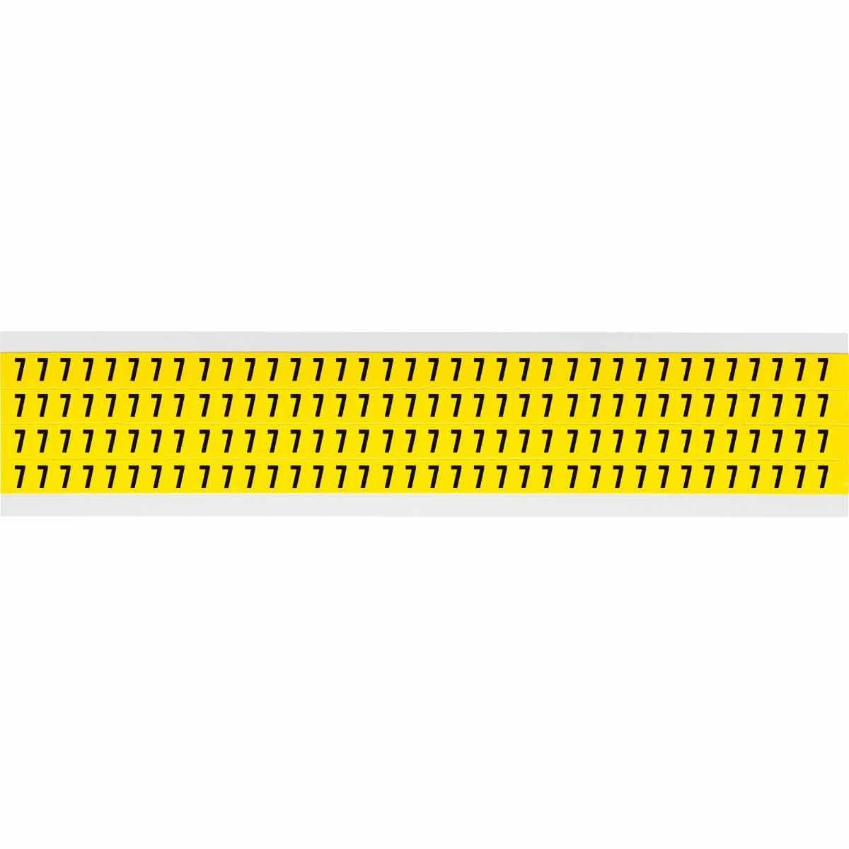 BRADY Brady 3400-7 Repositionable vinyl number label 0.25 in (card of 144 labels)