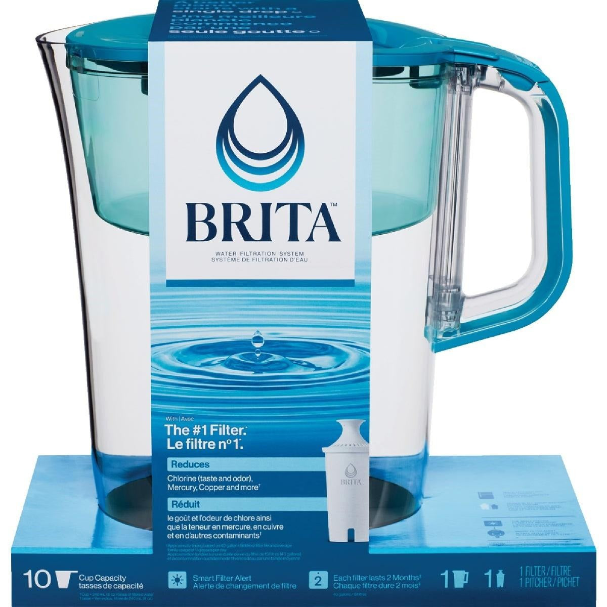 BRITA Brita 50686 Large Water Filter Pitcher (10-Cup)
