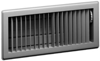 AMERICAN METAL PRODUCTS American Metal Products 413W4X12 White Floor Register