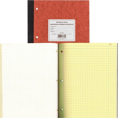 REDIFORM Rediform RED43649 Lab Research Notebook 100 Duplicate Sets