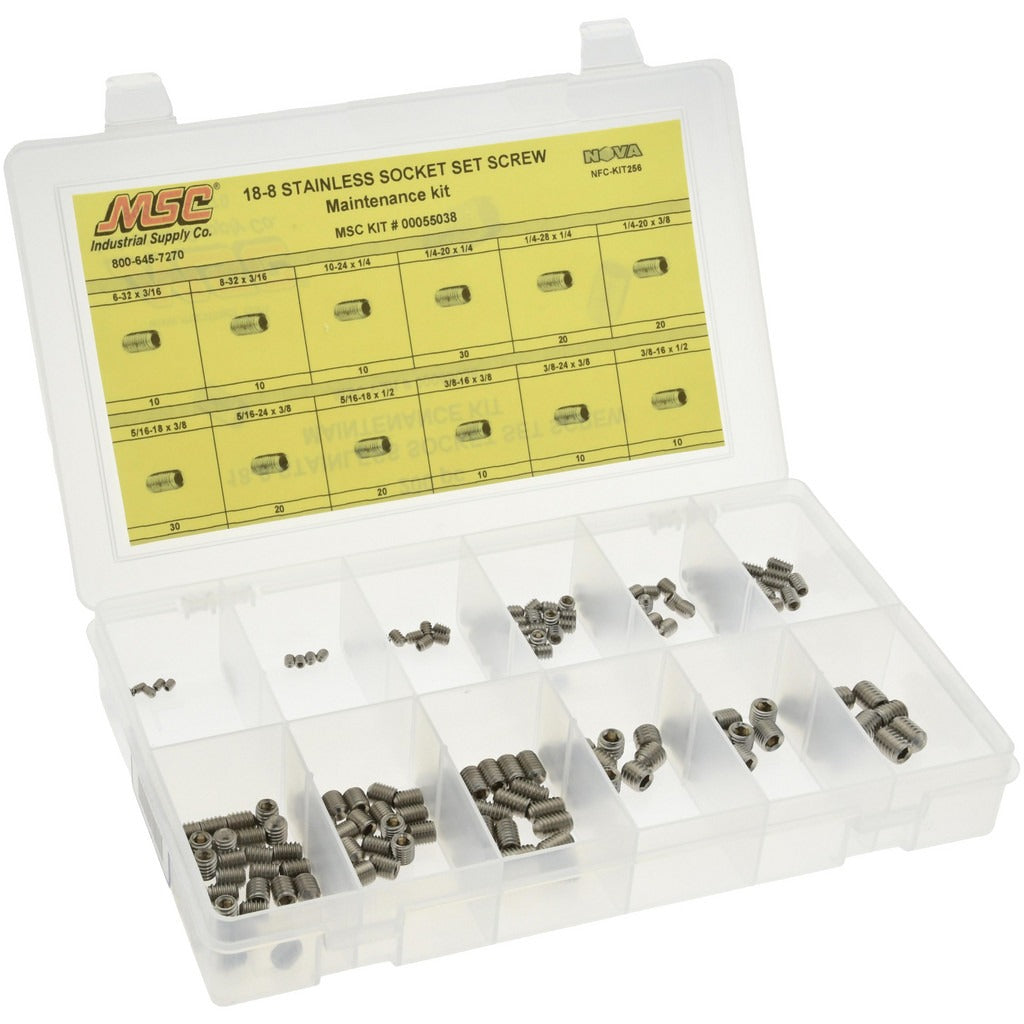 VALUE COLLECTION Value Collection NFC-KIT256 Set Screw Assortment 200pc