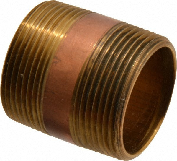MERIT BRASS Merit Brass 2024-200BSPT Brass Pipe Nipple 1-1/2 in Bspt