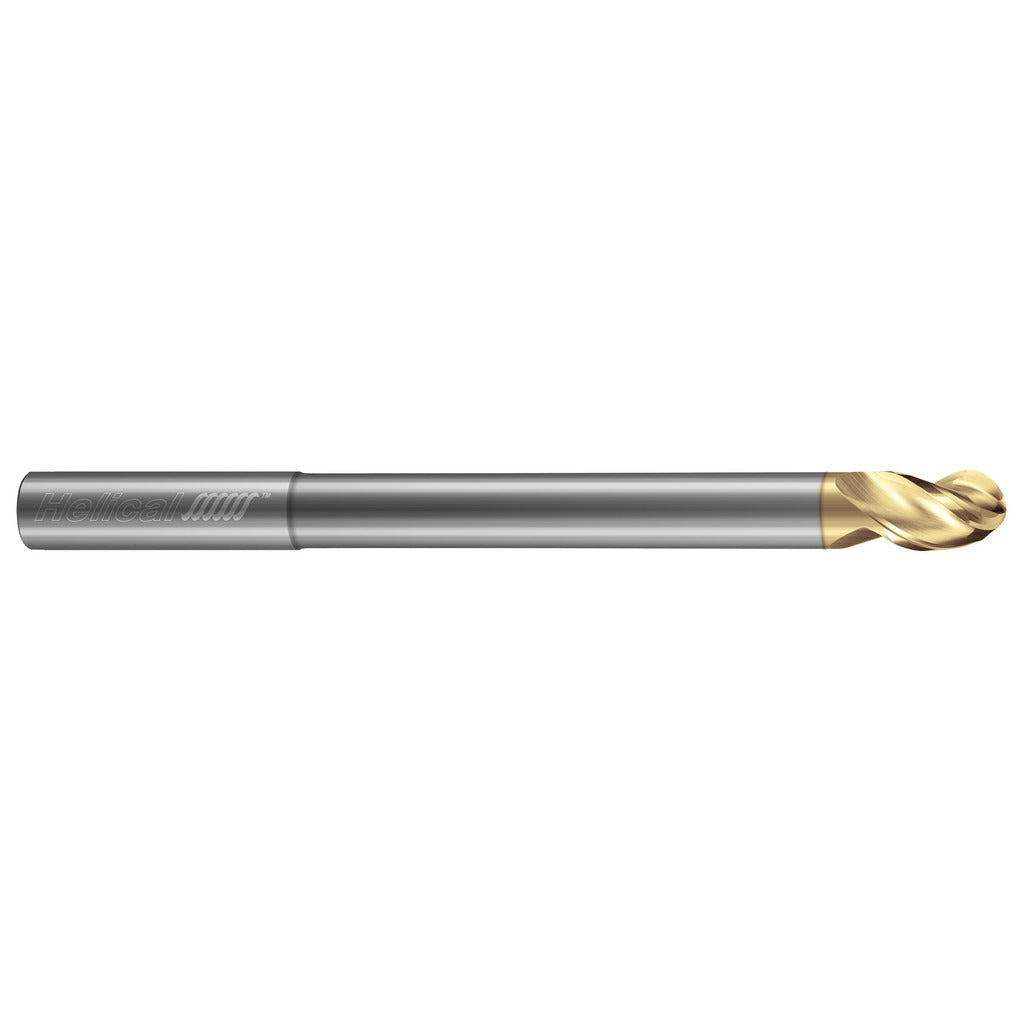 HELICAL SOLUTIONS Helical Solutions 47196 Ball End Mill 3/8 in 3 Flute Carbide