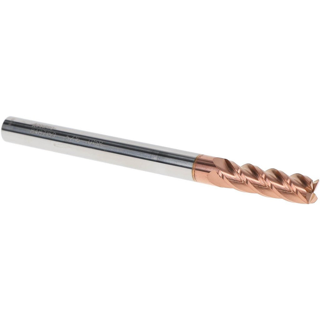 ACCUPRO Accupro 12183507 Corner Radius End Mill 5/16in 4 Flute Ticn