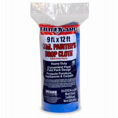 BERRY PLASTICS Berry Plastics Corp 876122 Drop Cloth 2 Mil 9x12 Ft Blue
