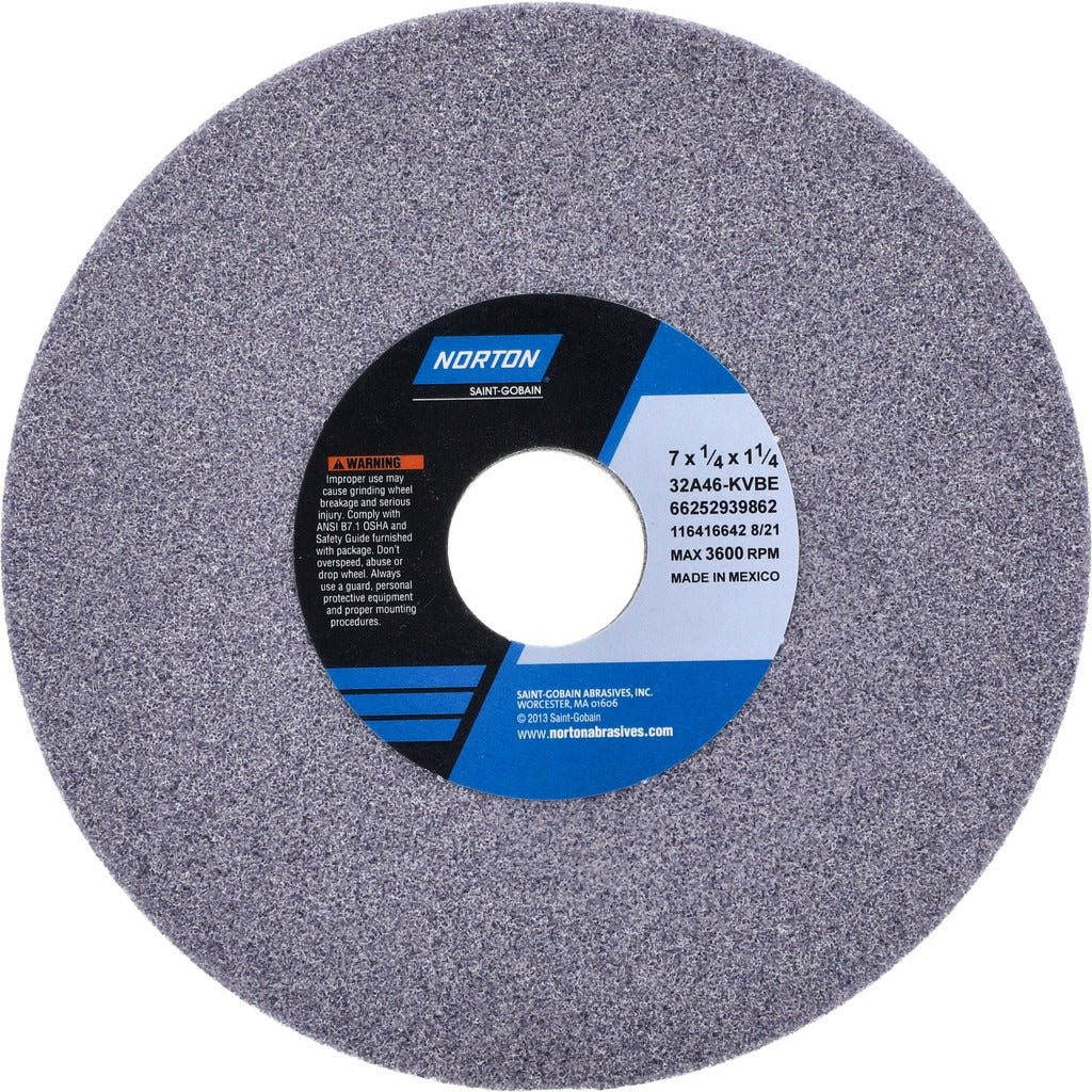 NORTON Norton 66252939862 Surface Grinding Wheel 46 Grit 7in