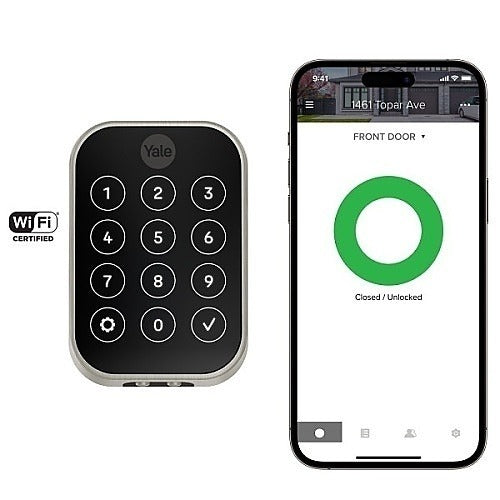 YALE Yale Residential YRD654-WF1-619 Smart Lock Wifi Nickel