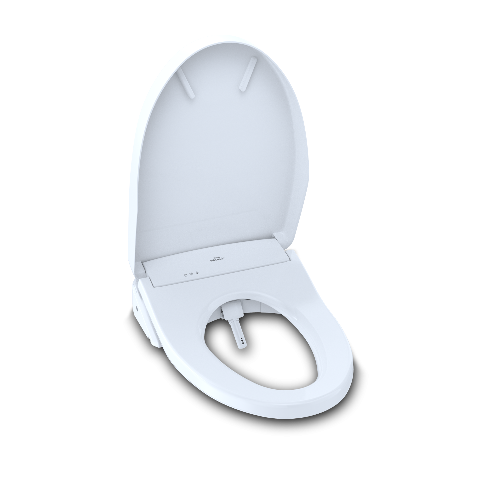 Toto SW3046AT40#01 S500E Contemporary Washlet Electric Heated Bidet Toilet Seat for Elongated Toilet Cotton White