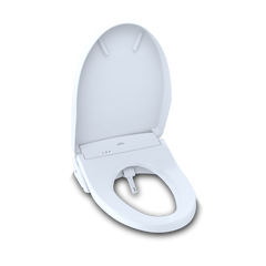 Toto SW3046AT40#01 S500E Contemporary Washlet Electric Heated Bidet Toilet Seat for Elongated Toilet Cotton White