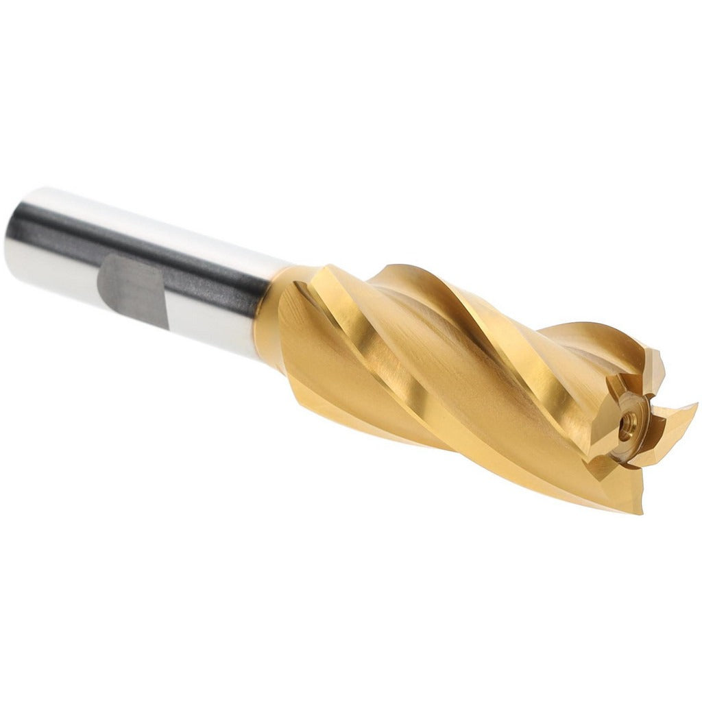 HERTEL Hertel GH99914222 Square End Mill 13/16 in 4 Flute Hss Tin