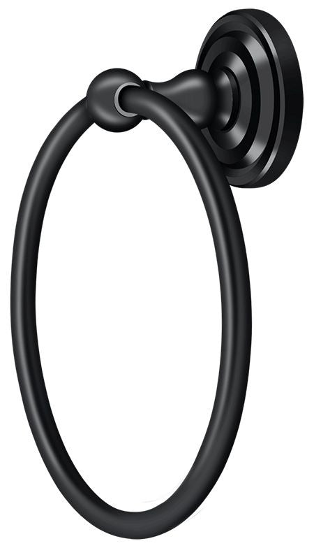 DELTANA Deltana R2008-U19 Towel Ring R-series Black