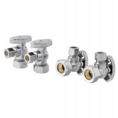 SHARKBITE Sharkbite COMPA1238Z4 Ball Valve 1/2x3/8 Compression 4 Pack
