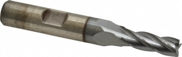 CLEVELAND CONTROLS Cleveland C33249 Square End Mill 17/64 in 4 Flute Hss Ticn