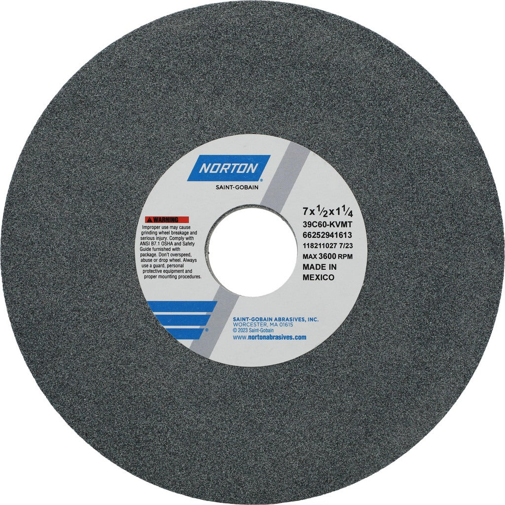 NORTON Norton 66252941613 Surface Grinding Wheel 7in 60 Grit