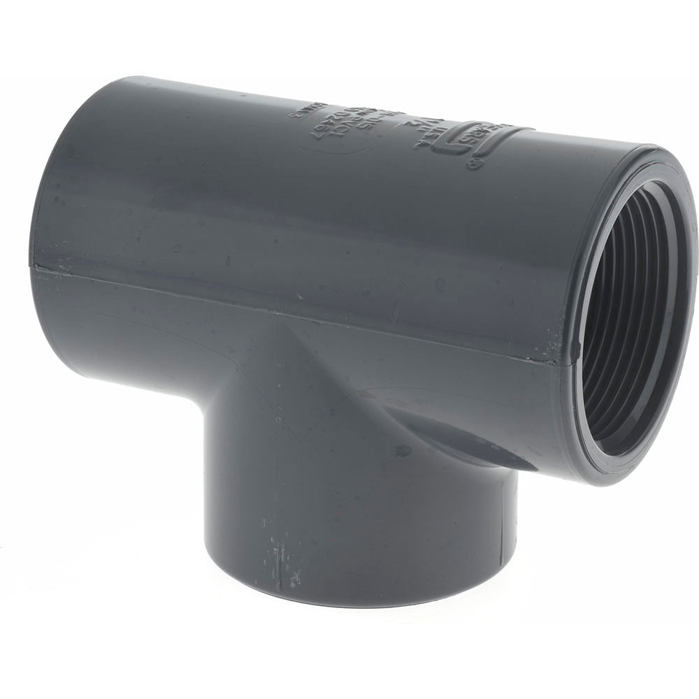 VALUE COLLECTION Value Collection 805-015 Pvc Pipe Tee 1-1/2 in Schedule 80 Fipt