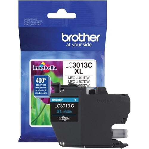 BROTHER Brother BRTLC3013C Cyan Ink Cartridge 400 Page Yield