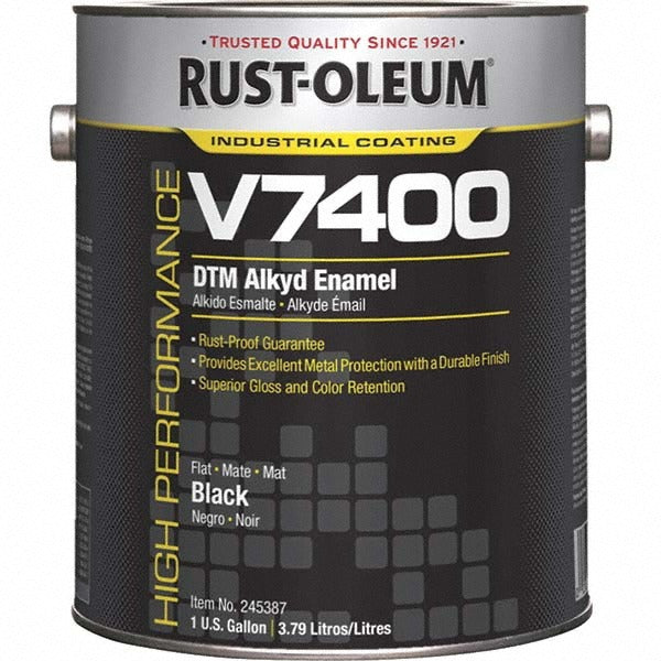 RUST-OLEUM Rust-oleum 245387 Alkyd Enamel Paint Flat Black