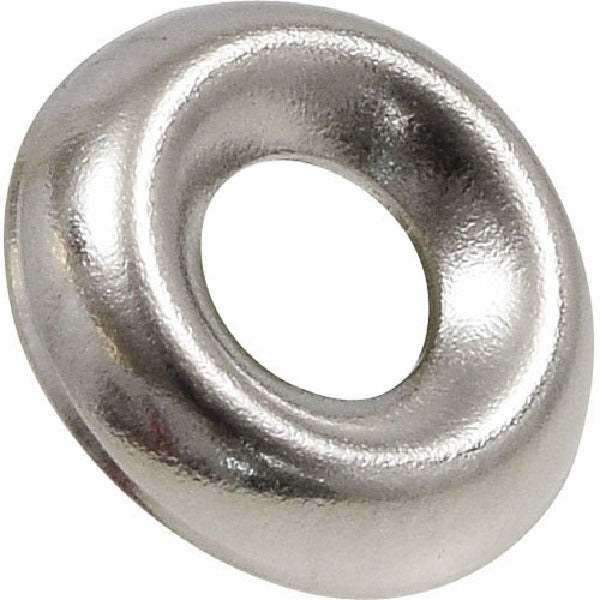 HILLMAN Hillman 6673 Steel Nickel Plated Finishing Washer #8 (10 Ct.)