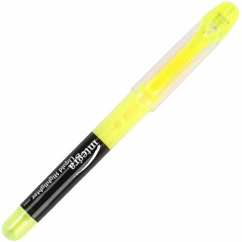 INTEGRA Integra ITA30006 Chisel Tip Highlighter Pen Dozen