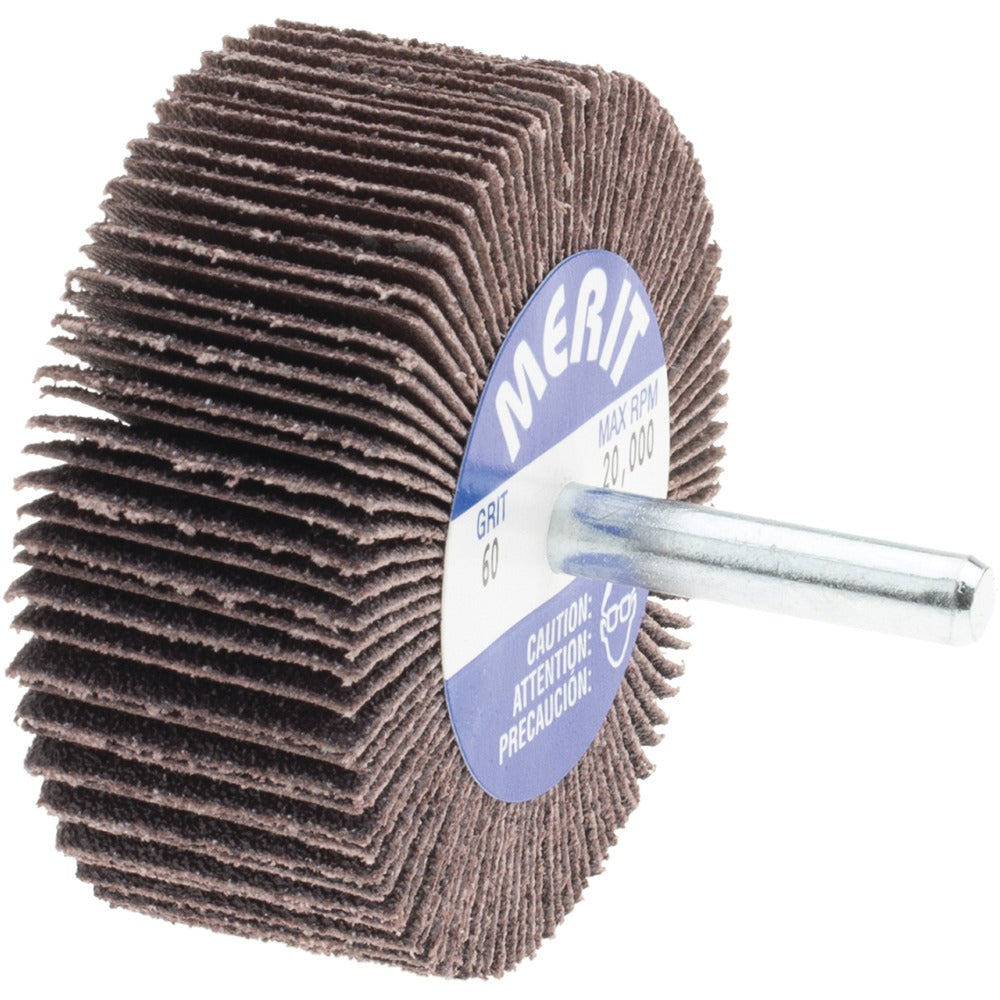 MERIT Merit Abrasives 08834137410 Mounted Flap Wheel 60 Grit