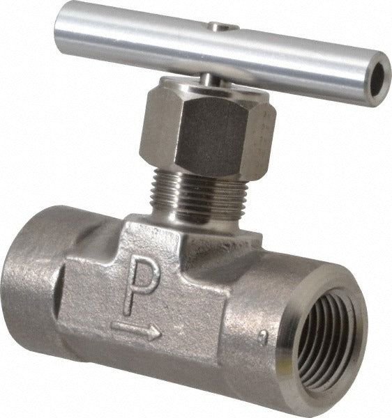 PARKER Parker 8F-V12LN-SS Needle Valve 1/2 Inch Fnpt Stainless Steel