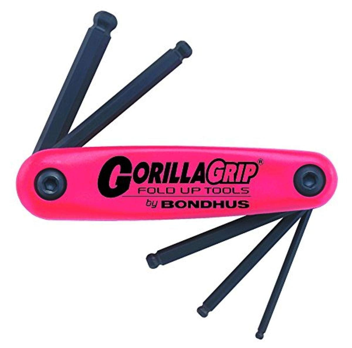 BONDHUS Bondhus 12897 Ball End Hex Fold Up Tool Set 5mm-10mm 5pc