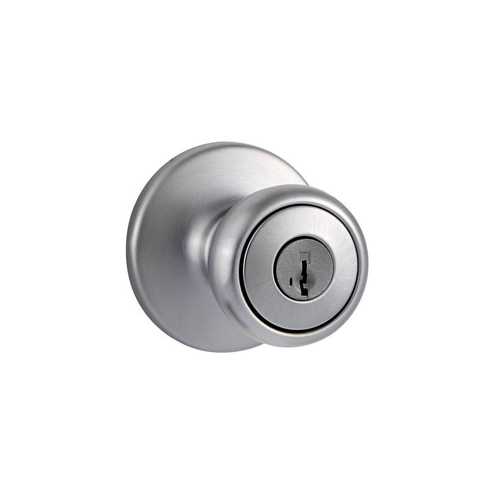 KWIKSET Kwikset 400T-26DS Tylo Knob Entry Lock Smartkey Satin Chrome