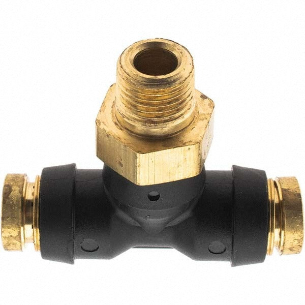 PARKER Parker PF-00076 Male Swivel Branch Tee 1/4 Od 1/8 Npt