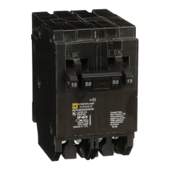 Square D HOMT1515250 Miniature Circuit Breaker 120/240 Volt 15 Amp