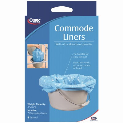 CAREX Compass Health Brands FGP70900 0000 Commode Liners 24pk