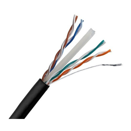 WIREPATH Wirepath NST-CAT6PL-1000-BLK CAT6A Plenum Cable 1000 Ft