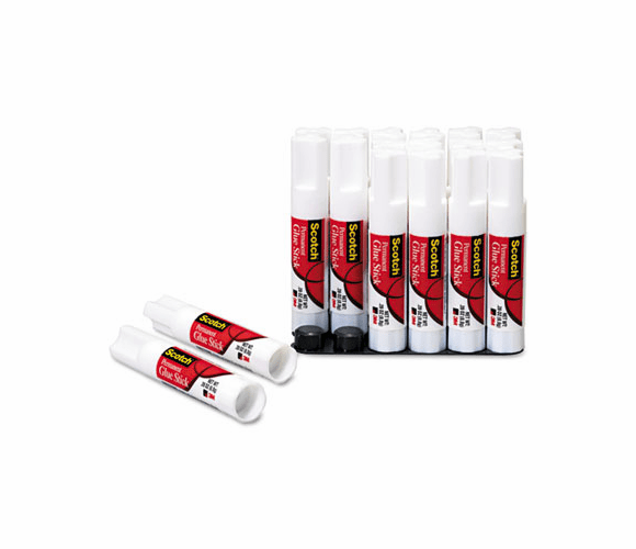 3M 3M MMM600818 Permanent Glue Sticks 0.28 oz 18/Pack