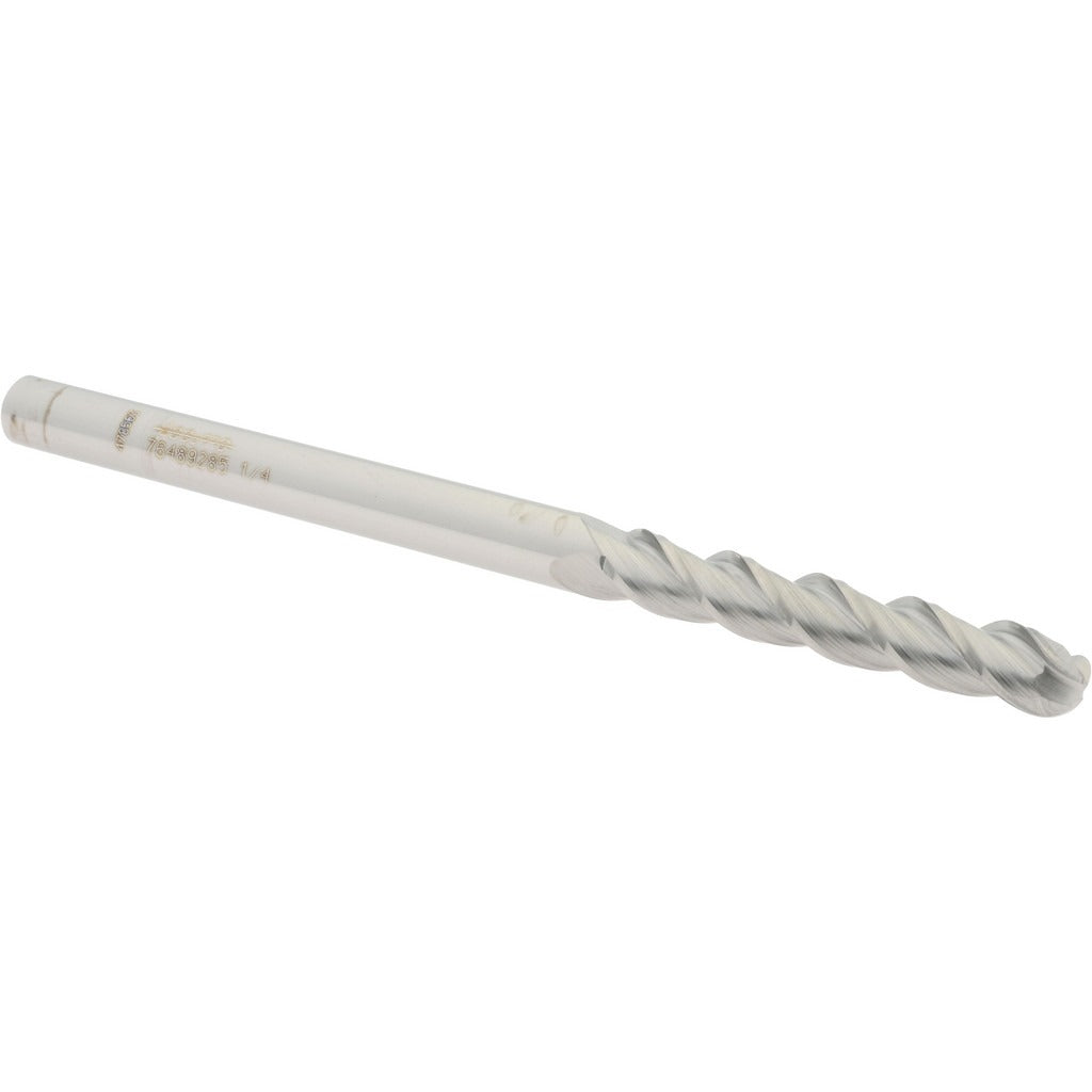 ACCUPRO Accupro 12184466 Ball End Mill 0.25 in 3 Flute Solid Carbide