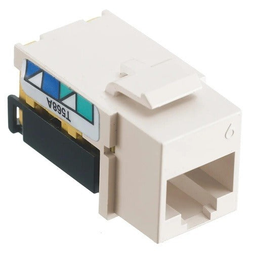 HUBBELL Hubbell Premise Wiring NSJ6OW24 Cat6 Keystone Jack