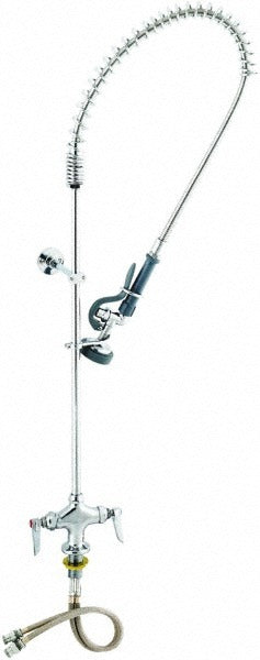 T&S BRASS Ts Brass B-0113-CR-B Deck Mount Pre-rinse Faucet Assembly