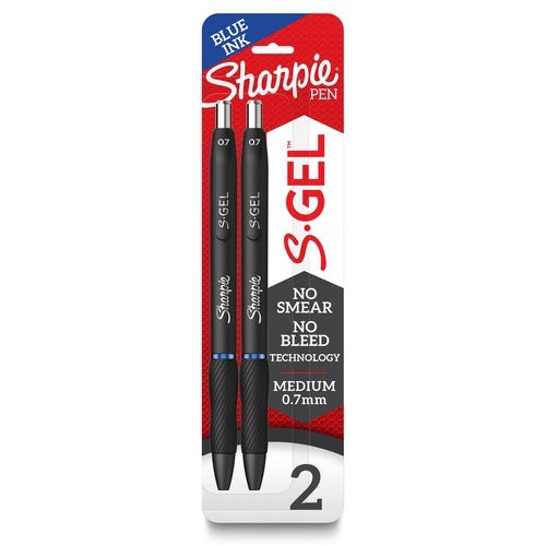 SHARPIE Newell Brands SAN2096170 Gel Pen 0.7mm Blue 2-pack