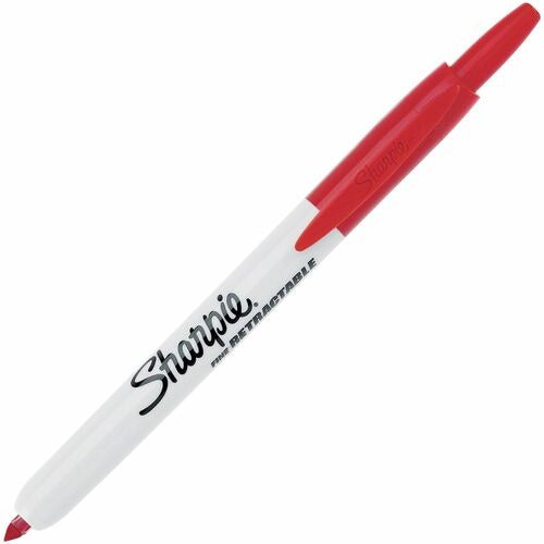 SHARPIE Newell Brands SAN32702 Retractable Marker Red Fine Tip 12-pack