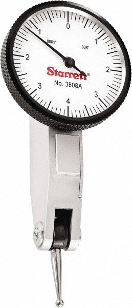 STARRETT Starrett 12331 Dial Test Indicator 0.008 in Horizontal