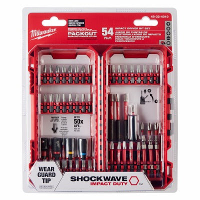 MILWAUKEE Milwaukee 48-32-4010 Shockwave Impact Driver Bit Set 54pc