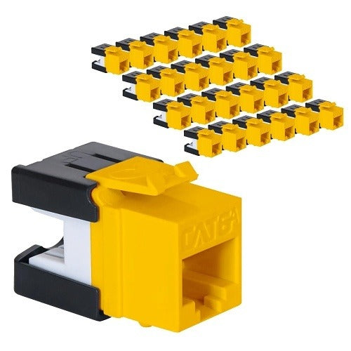 ICC Icc IC107GACYL Cat6a RJ45 Keystone Jack