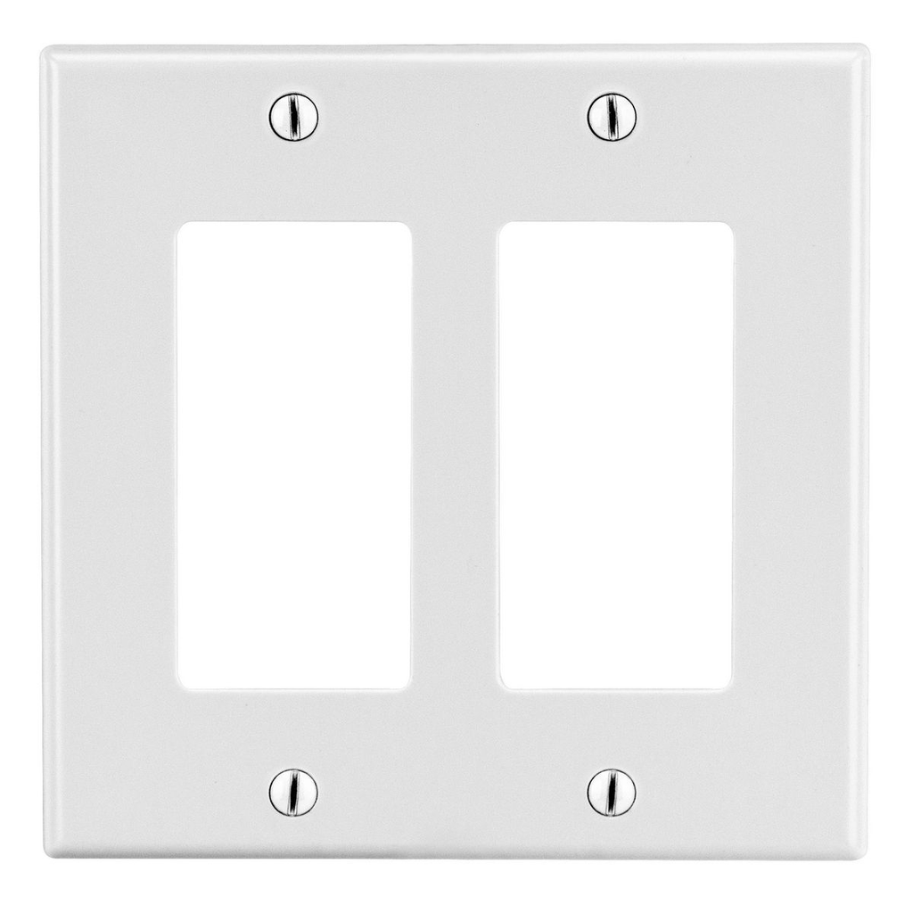 Hubbell PJ262W Decorator Wallplate Power Mid-Size Replacement MPN