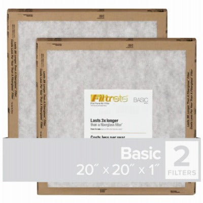 BSC PREFERRED Bsc Preferred FPL02-2PK-24 Flat Panel Air Filter 20x20x1